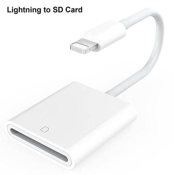 Lightning 8 Pin to SD Card Camera Reader, iPhone iPad Conversion Adapter Conversion Cable - Imported from UK